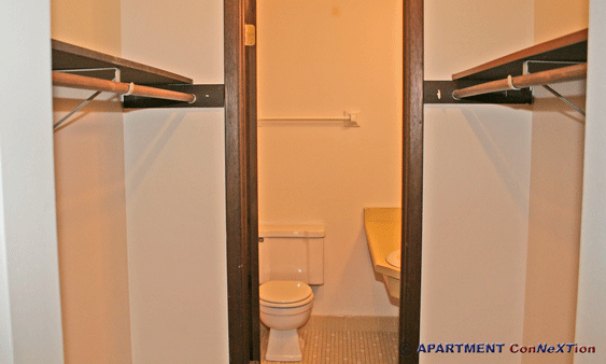 Walk-In Master Closet & 1/2 Bathroom