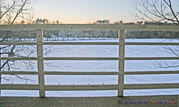 Balcony/Deck View from Living Room