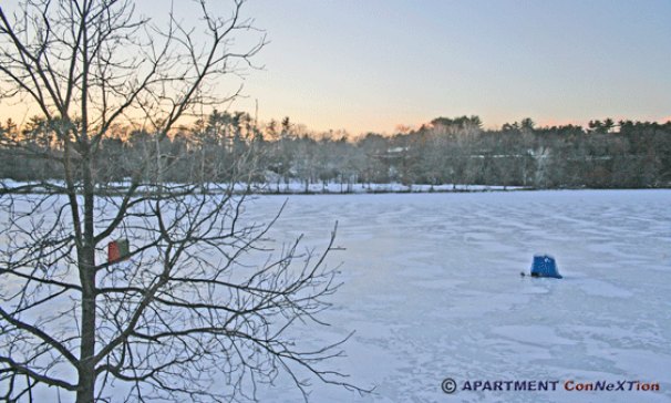 Winter Lake Views from Deck
