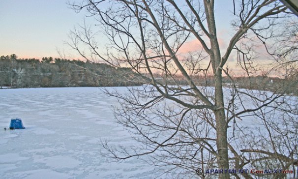 Winter Lake Views from Deck