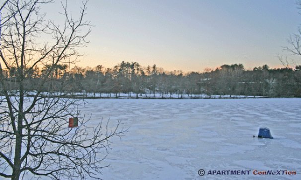 Winter Lake Views from Deck