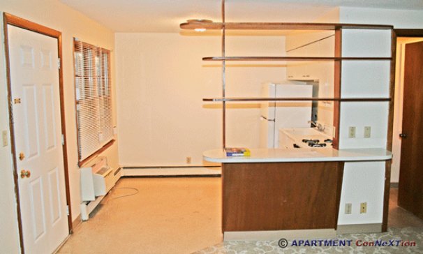 View of Kitchen Dinette from Studio Room