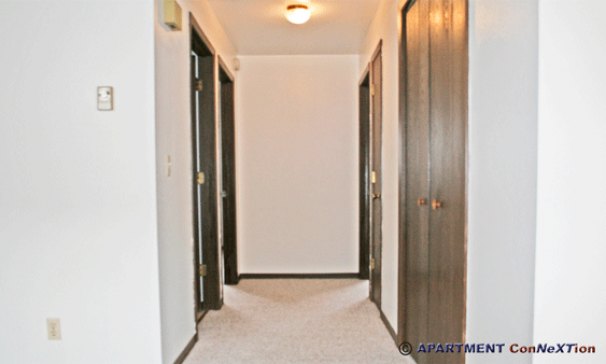 Wide Hallway to Bedrooms