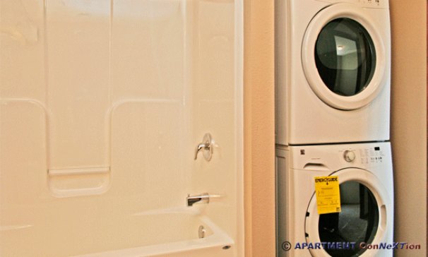 Washer/Dryer in Bathroom