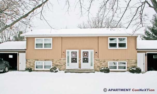 Front View of Duplex