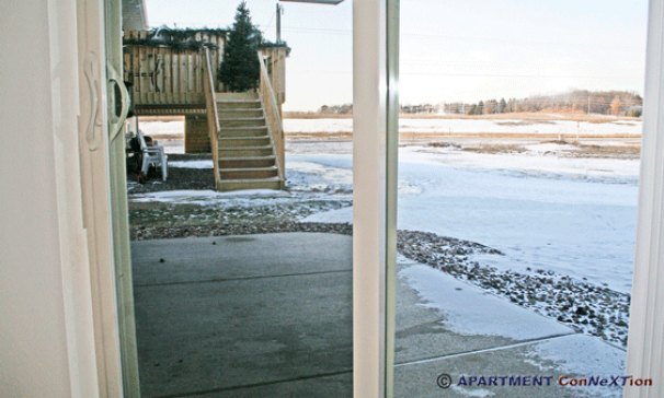 Private Patio Off Living Room