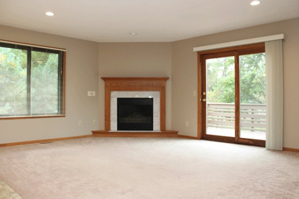 Living Room with Fireplace