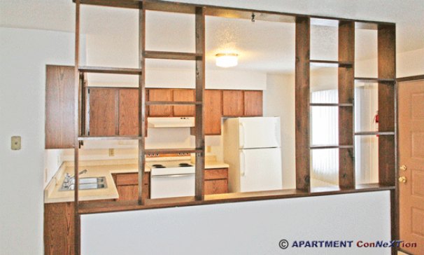 Living Room Shelf Partition