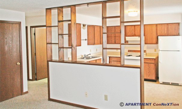 Living Room Shelf Partition