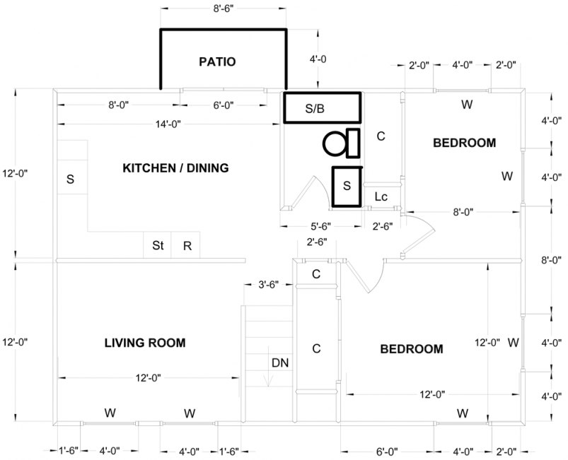 Floor Plan - Upper Main Level
