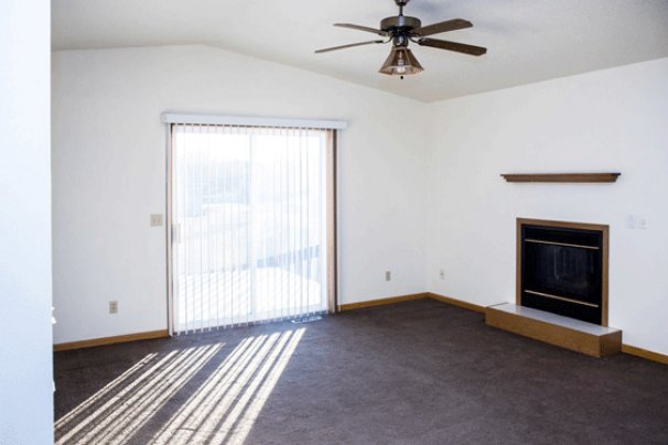 Living Room with Fireplace