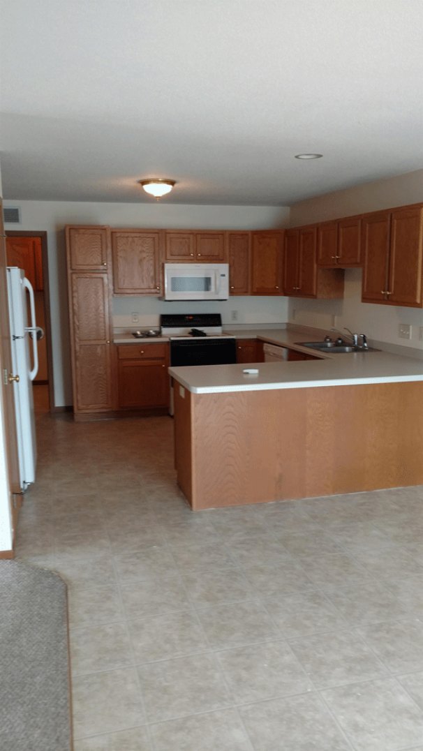 Kitchen with Snack Bar Counter (from Dining)