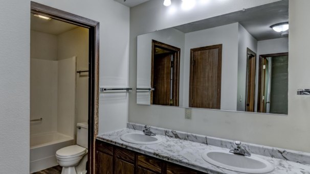 Bathroom with Double Sink Vanity