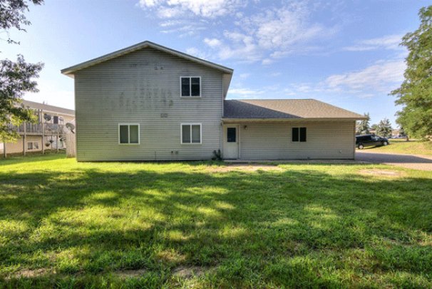 Yard and Attached Garage