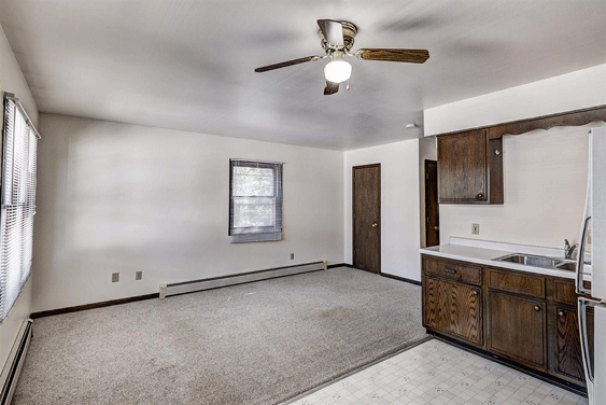 Entry to Kitchen & Living Room