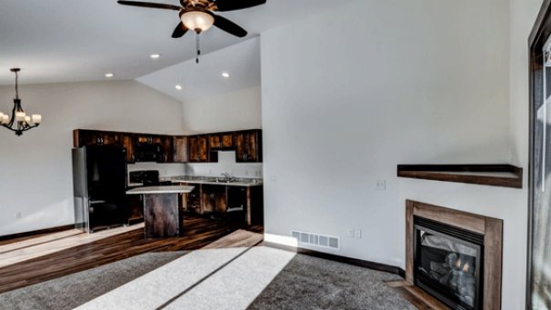 Living Room to Kitchen & Dining