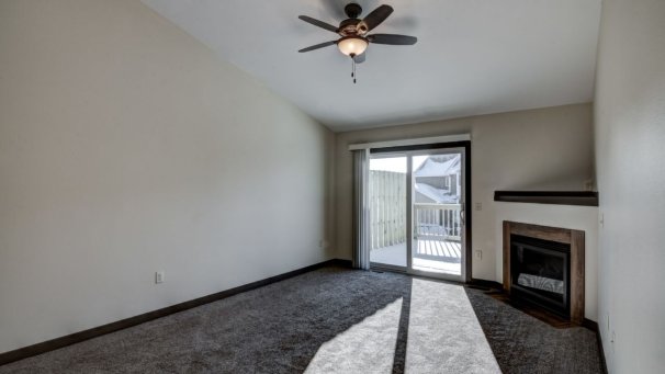 Living Room features Fireplace