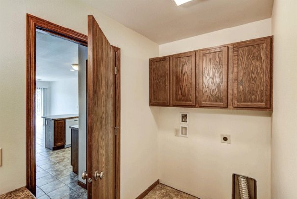 Laundry in Half Bath