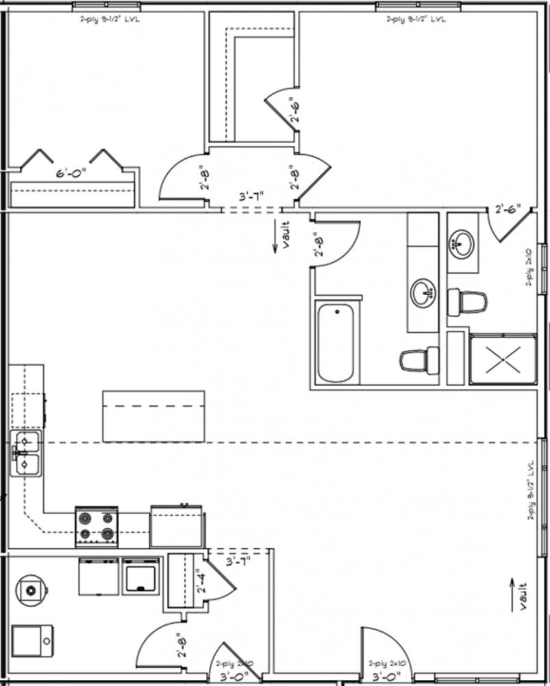Living Area Floor Plan